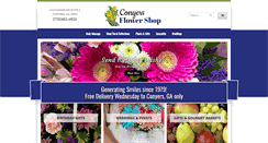 Desktop Screenshot of conyersflorist.com